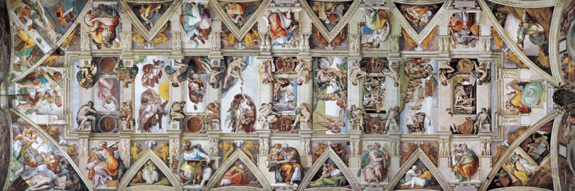 Ceiling of the Sistine Chapel 1